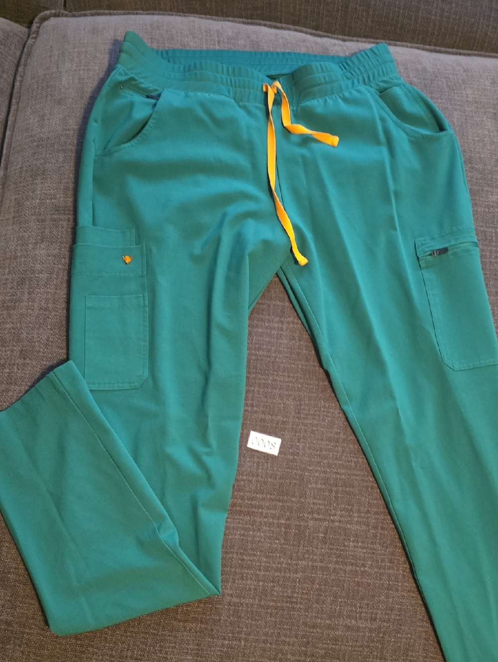 Poppy Scrubs "The Pfeiffer" Slim-Fit Pants - Size Large Tall